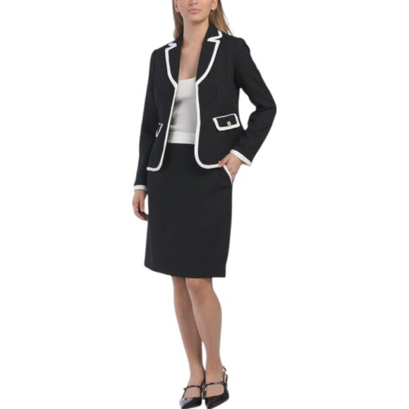 NIPON BOUTIQUE Jacket And Skirt Suit - Black